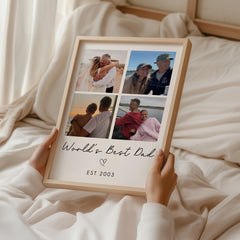 Personalised Father's Day Gift | Personalised Father's Day Print | Personalised Dad Print, Dad Gift, Dad Photo Print, Gifts for Dad, Collage