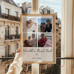 Personalised Father's Day Gift | Personalised Father's Day Print | Personalised Dad Print, Dad Gift, Dad Photo Print, Gifts for Dad, Collage