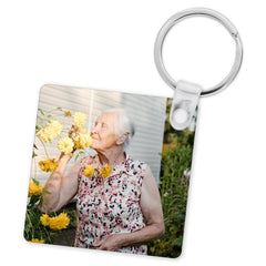 Personalised Memorial Keyring | Memorial Gift, Sympathy Gift, Remembrance Gift | In Loving Memory | Bereavement Gift | Metal Photo Keyring