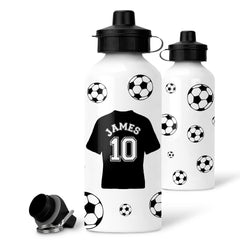 Personalised Football Water Bottle | Sports Children's Bottle | Custom Football Gift, Custom Gifts For Boys