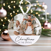 Personalised Christmas Ornament | Custom Photo Christmas Bauble, Personalised Christmas Decoration, Family Christmas | Christmas At The