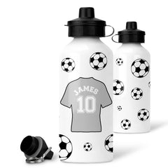 Personalised Football Water Bottle | Sports Children's Bottle | Custom Football Gift, Custom Gifts For Boys
