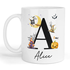 Personalised Halloween Mug | Initial | Personalised Halloween Gift