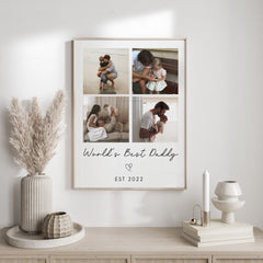 Personalised Father's Day Gift | Personalised Father's Day Print | Personalised Daddy Print, Daddy Gift, Daddy Photo Print, Gifts for Daddy