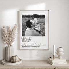 Personalised Father's Day Gift | Personalised Father's Day Print | Gifts for Daddy, Personalised Daddy Print, Daddy Gift, Daddy Photo Print