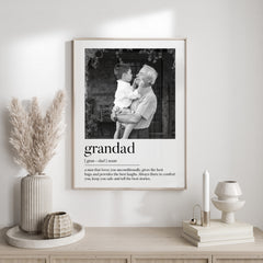 Personalised Grandad Gift | Father's Day Print | Personalised Grandad Print, Gifts for Grandad, Grandad Gift, Grandad Photo Print