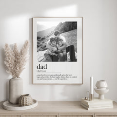 Personalised Father's Day Gift | Personalised Father's Day Print | Personalised Dad Print, Dad Gift, Dad Photo Print, Gifts for Dad