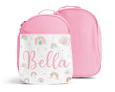 Kids Personalised Lunch Bag - Rainbows