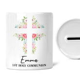 Personalised First Holy Communion Gift | Custom Money Box | Add A Name & Date | Custom Holy Communion Gift | Holy Communion Gifts