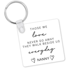 Personalised Memorial Keyring | Memorial Gift, Sympathy Gift, Remembrance Gift | In Loving Memory | Bereavement Gift | Metal Photo Keyring
