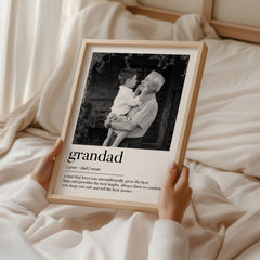 Personalised Grandad Gift | Father's Day Print | Personalised Grandad Print, Gifts for Grandad, Grandad Gift, Grandad Photo Print