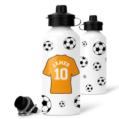 Personalised Football Water Bottle | Sports Children's Bottle | Custom Football Gift, Custom Gifts For Boys
