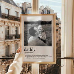 Personalised Father's Day Gift | Personalised Father's Day Print | Gifts for Daddy, Personalised Daddy Print, Daddy Gift, Daddy Photo Print