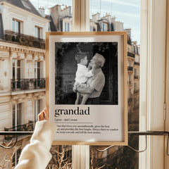 Personalised Grandad Gift | Father's Day Print | Personalised Grandad Print, Gifts for Grandad, Grandad Gift, Grandad Photo Print