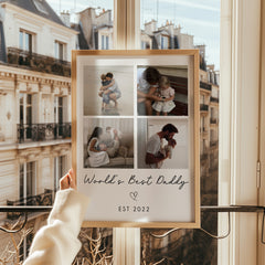 Personalised Father's Day Gift | Personalised Father's Day Print | Personalised Daddy Print, Daddy Gift, Daddy Photo Print, Gifts for Daddy