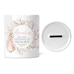 Personalised Christening Gift | Pink or Blue, Personalised Christening Gift Gift, Personalised Christening Money Box, Baptism Gift
