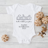 Baby's 1st Halloween | Personalised Halloween Baby Grow | Hello Little Pumpkin | First Halloween Baby Bib, Baby Halloween Gift