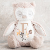 Personalised Teddy | Custom Owl Teddy | Personalised Children's Teddy | Kids Animal, Personalised Birthday Gift, Personalised Animal