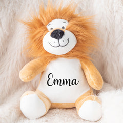 Personalised Teddy | Custom Lion Teddy - Handwritten | Personalised Children's Teddy, Kids Animal, Personalised Birthday Gift, Personalised Animal Name