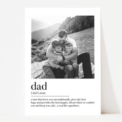 Personalised Father's Day Gift | Personalised Father's Day Print | Personalised Dad Print, Dad Gift, Dad Photo Print, Gifts for Dad