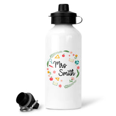 Thank You Teacher Gift - Teacher Bottle | Personalised Teacher Gift, Thank You Teacher Present. End Of Term Gift, Teacher Assistant Gift