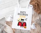 Personalised Halloween Trick or Treat Bag | Vampire | Halloween Tote Bag | Personalised Halloween Gift