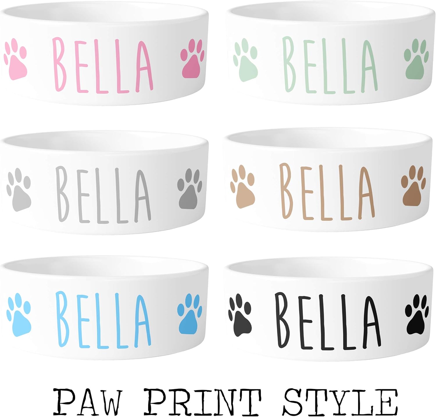 Personalised Dog Bowl, Personalised Pet Bowl | Personalised Cat Bowl | Personalised Bowl For Dogs | Ceramic Dog Bowl | Personalised Dog Gifts |