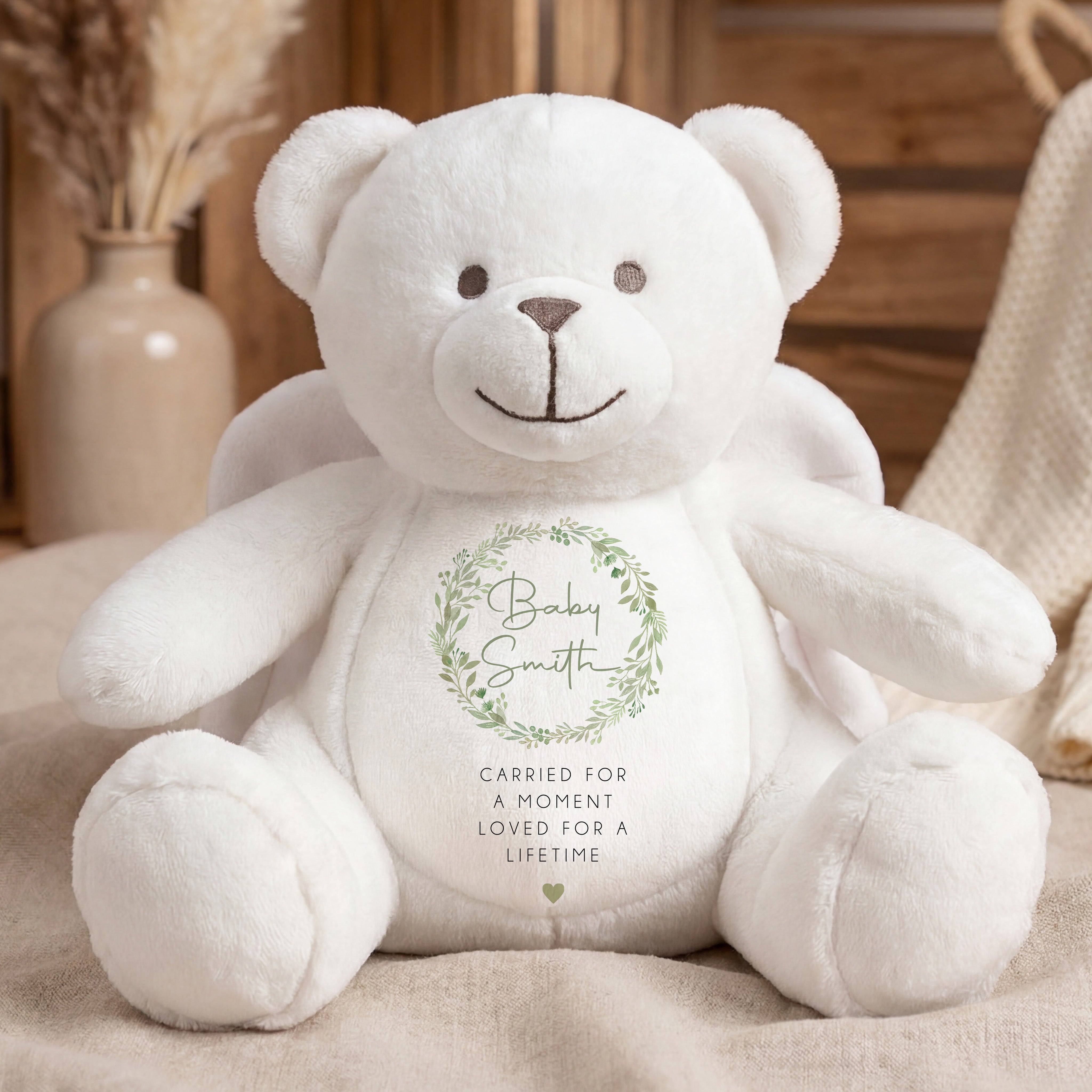 Personalised Miscarriage Gift, Miscarriage Teddy | Baby Loss Gifts, Angel Baby Teddy Bear