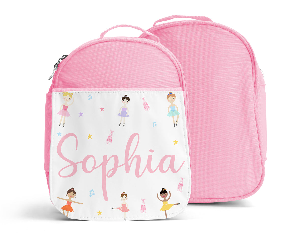 Kids Personalised Lunch Bag - Ballerinas