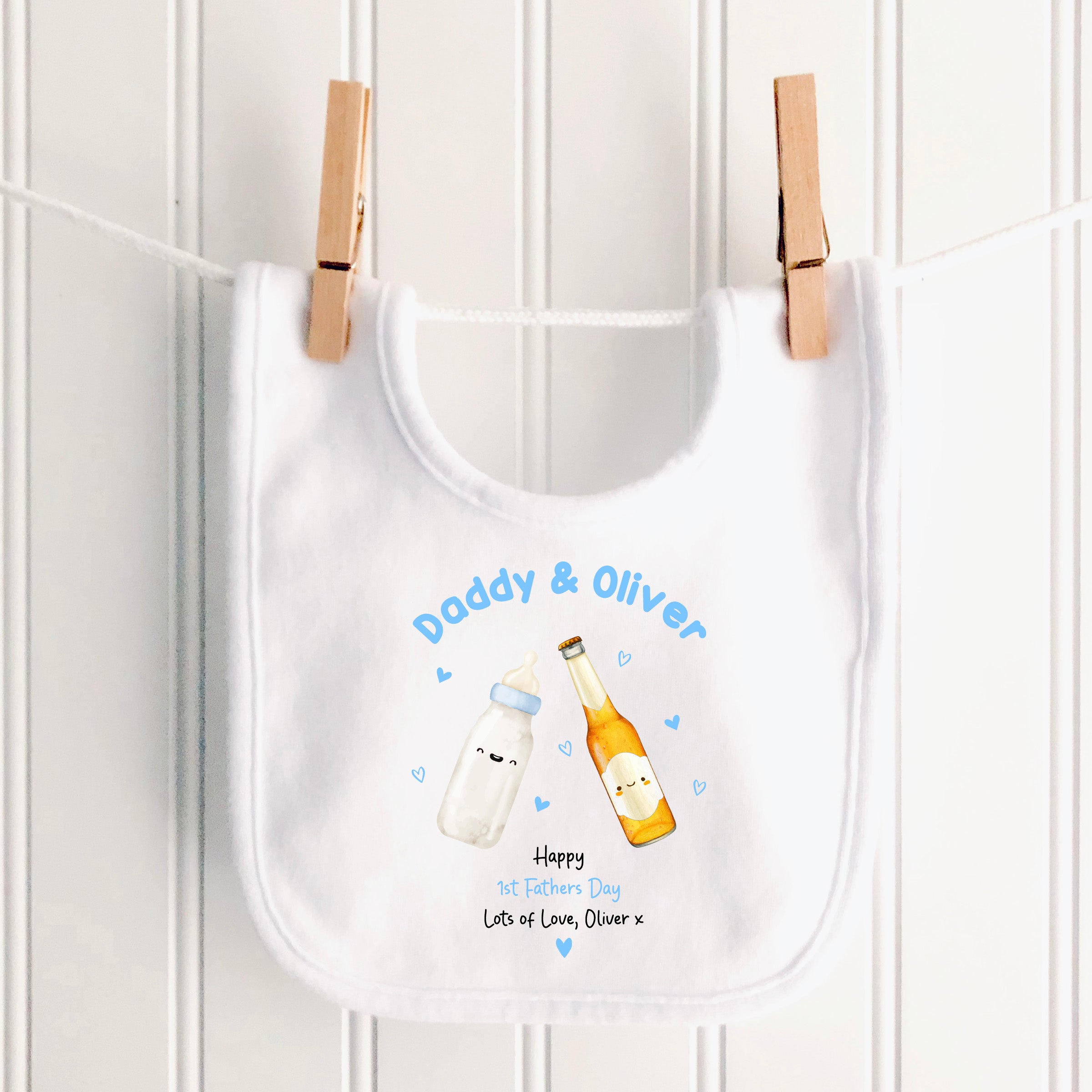 1st Fathers Day Baby Grow | First Fathers Day Gift | 1st Fathers Day Sleepsuit, 1st Fathers Day Bib | Daddy's 1st Fathers Day | 1st Romper