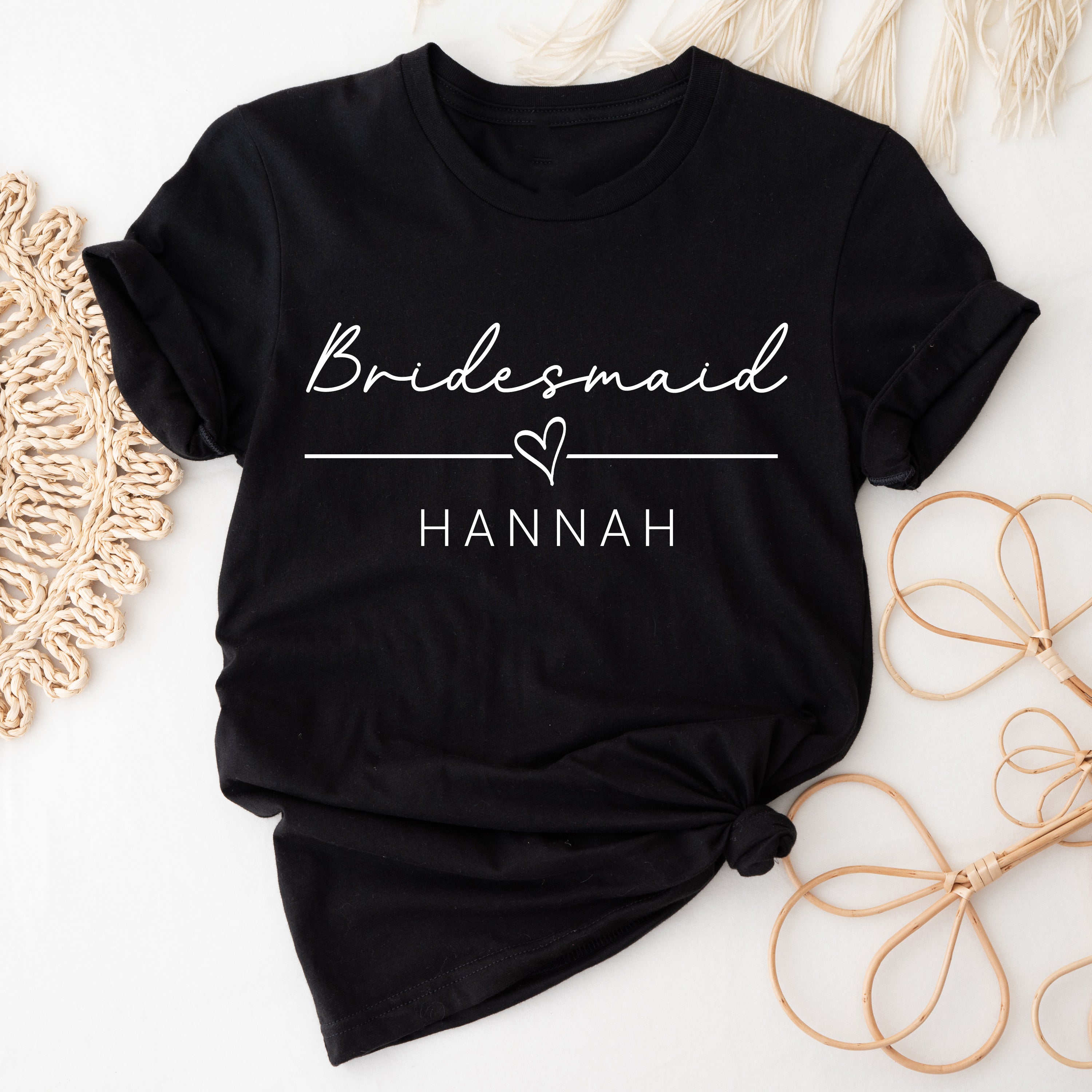 Personalised Hen Do T Shirts | Any Colour | Bachelorette Party Shirts, Custom Bridal Party T Shirts, Hen Party T Shirts, Team Bride T-Shirts - Handwritten