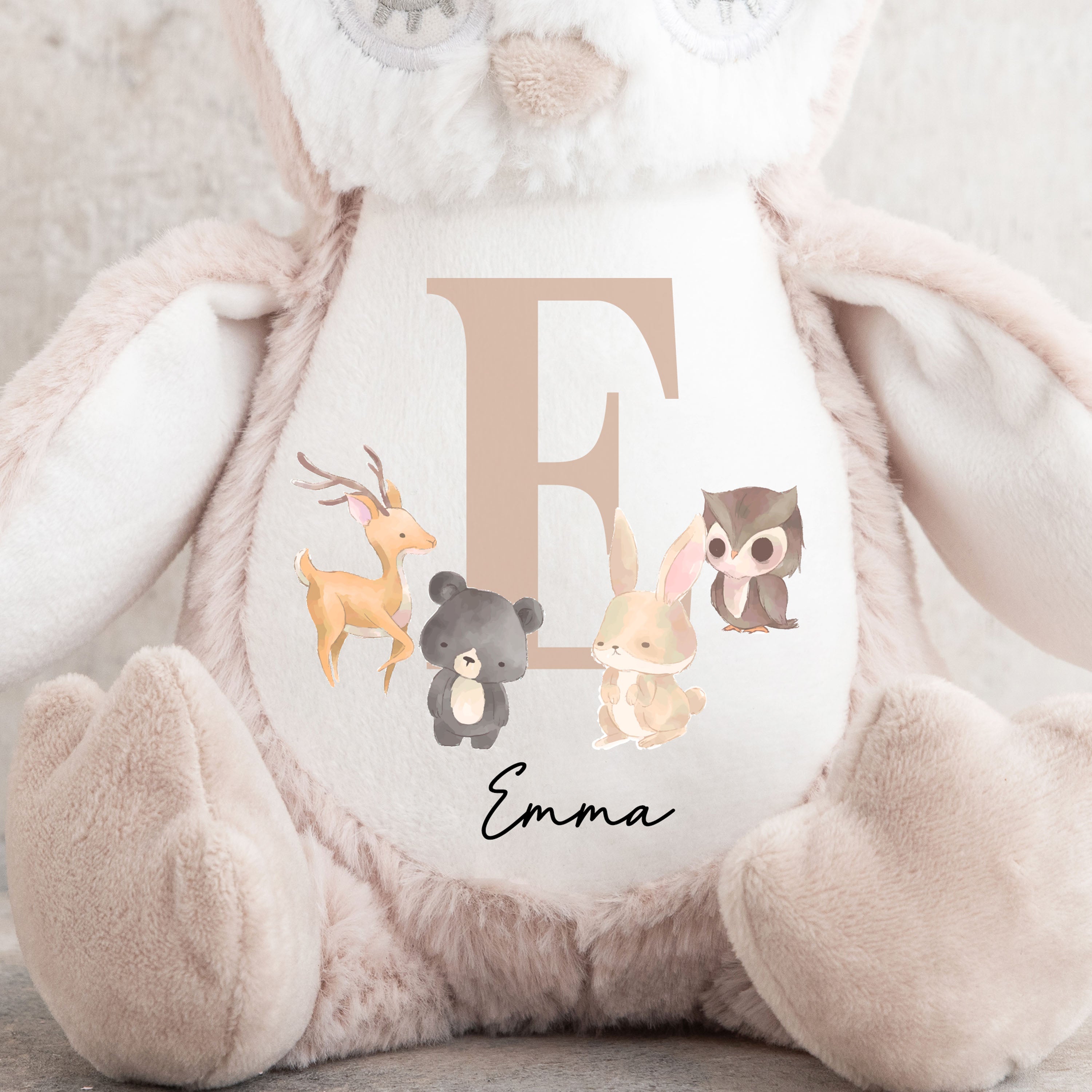 Personalised Teddy | Custom Owl Teddy | Personalised Children's Teddy | Kids Animal, Personalised Birthday Gift, Personalised Animal
