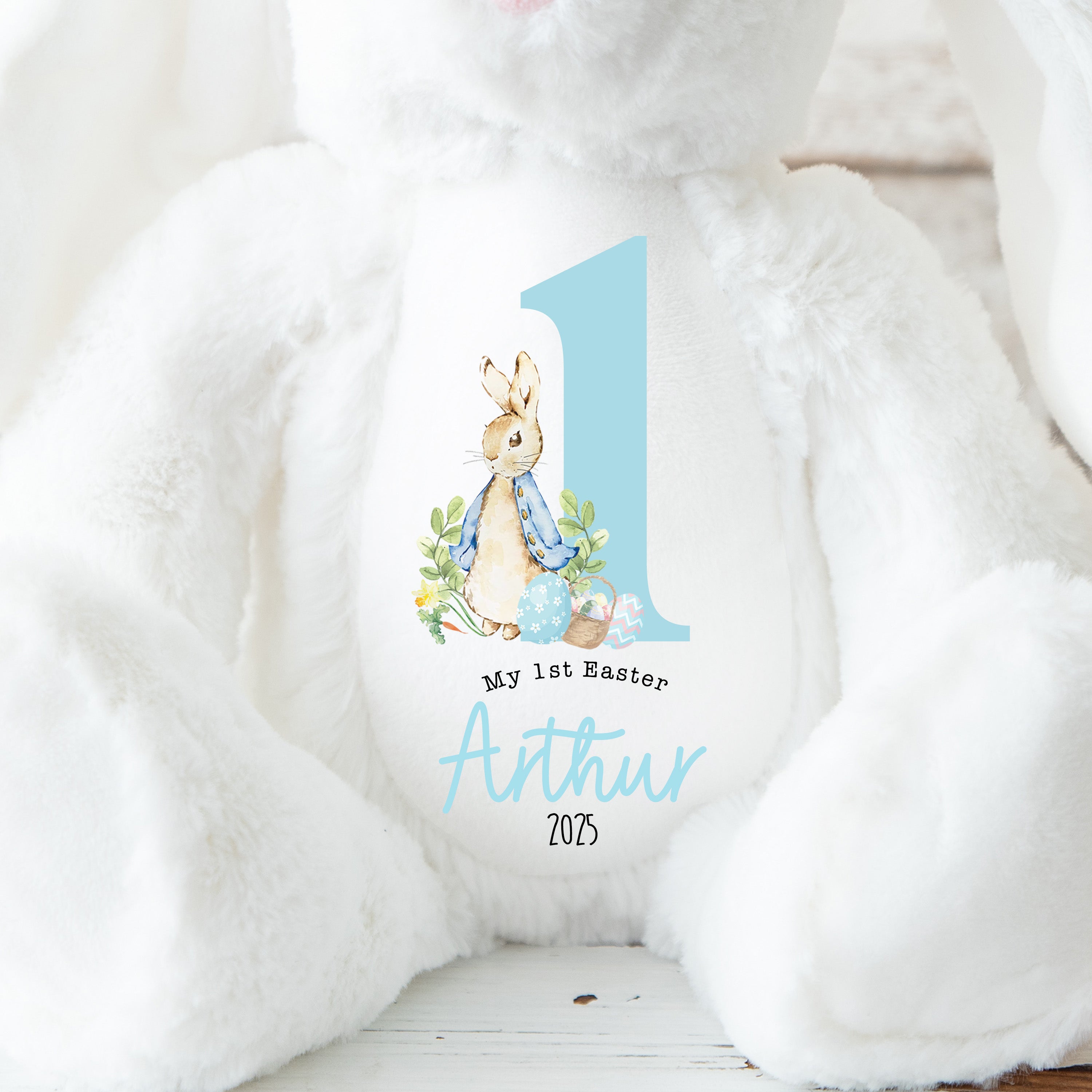 Personalised 1st Easter Teddy | My 1st Easter Teddy | First Easter Gift | Personalised First Easter Gift, 1st Easter Bunny, Boys 1st Easter