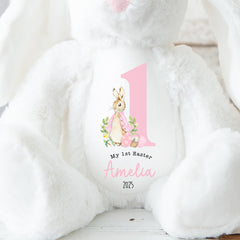 Personalised 1st Easter Teddy | My 1st Easter Teddy | First Easter Gift | Personalised First Easter Gift, 1st Easter Bunny, Girls 1st Easter