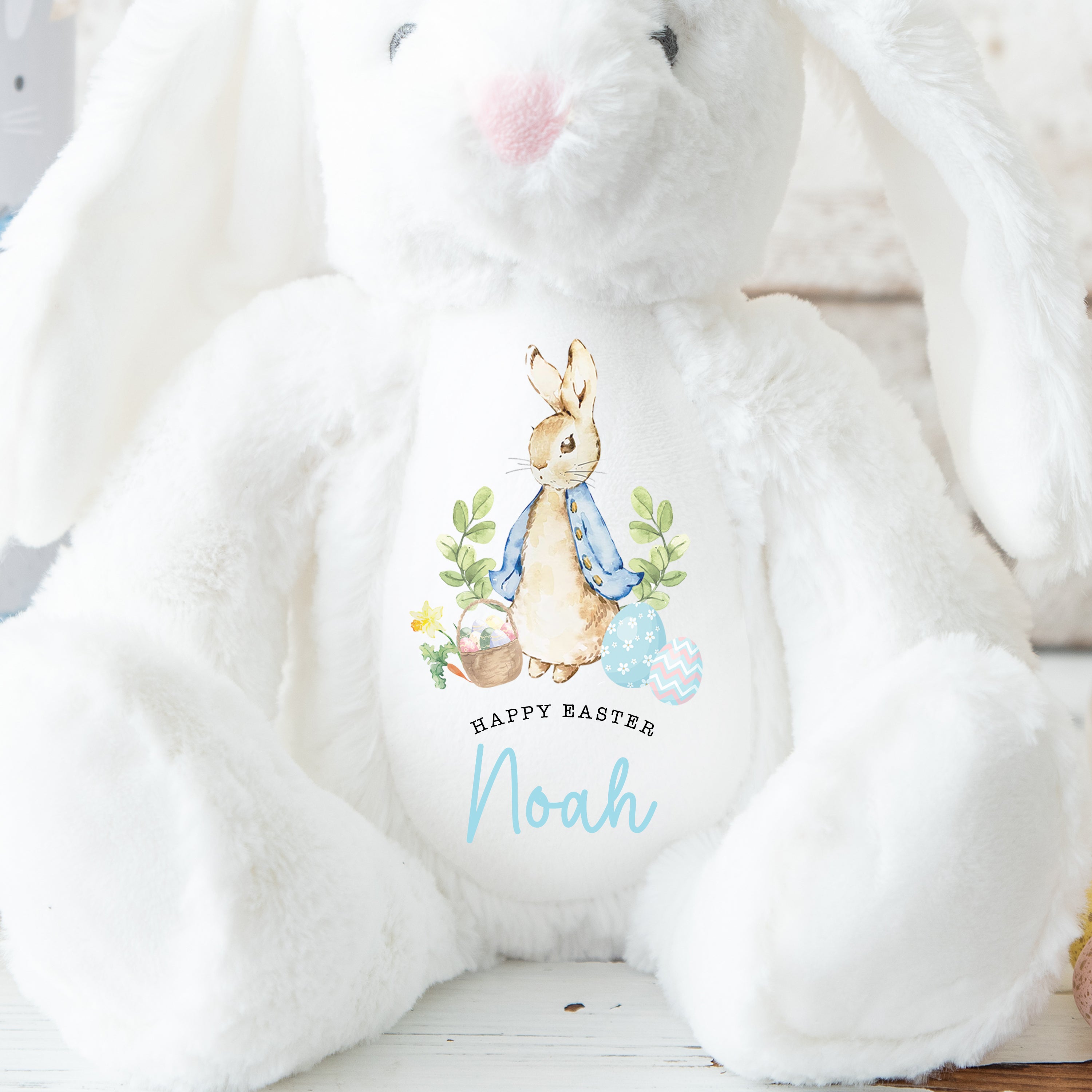 Personalised Easter Teddy | My 1st Easter Teddy | Easter Gift, First Easter Plush | Personalised Easter Gift, Boys 1st Easter Bunny