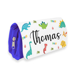 Personalised Children’s Pencil Case | Pencil Case for Girls, Pencil Case for Boys - Back to School | Custom Kids Pencil Case - Dinosaurs