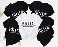 Personalised Hen Do T Shirts | Any Colour | Bachelorette Party Shirts, Custom Bridal Party T Shirts, Team Bride T-Shirts, Hen Party T Shirts