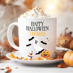 Personalised Halloween Mug | Ghost | Personalised Halloween Gift
