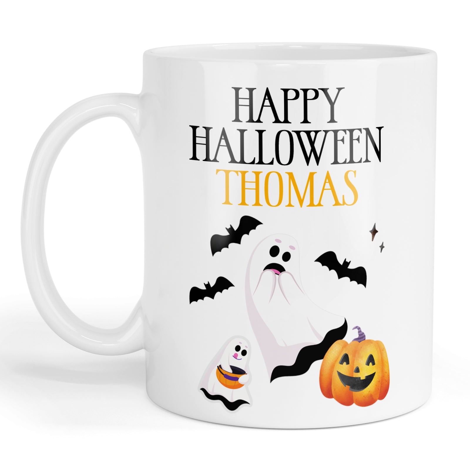 Personalised Halloween Mug | Ghost | Personalised Halloween Gift