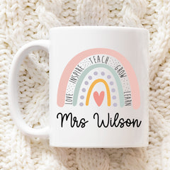 Thank You Teacher Gift - Teacher Travel Mug | Personalised Teacher Gift, Thank You Teacher Present. End Of Term Gift, Teacher Assistant Gift