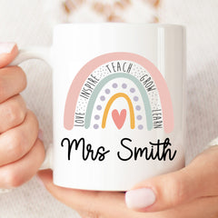 Thank You Teacher Gift - Teacher Travel Mug | Personalised Teacher Gift, Thank You Teacher Present. End Of Term Gift, Teacher Assistant Gift