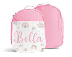 Kids Personalised Lunch Bag - Rainbows