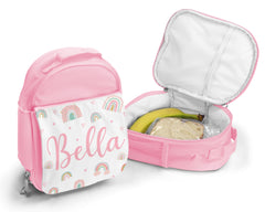 Kids Personalised Lunch Bag - Rainbows