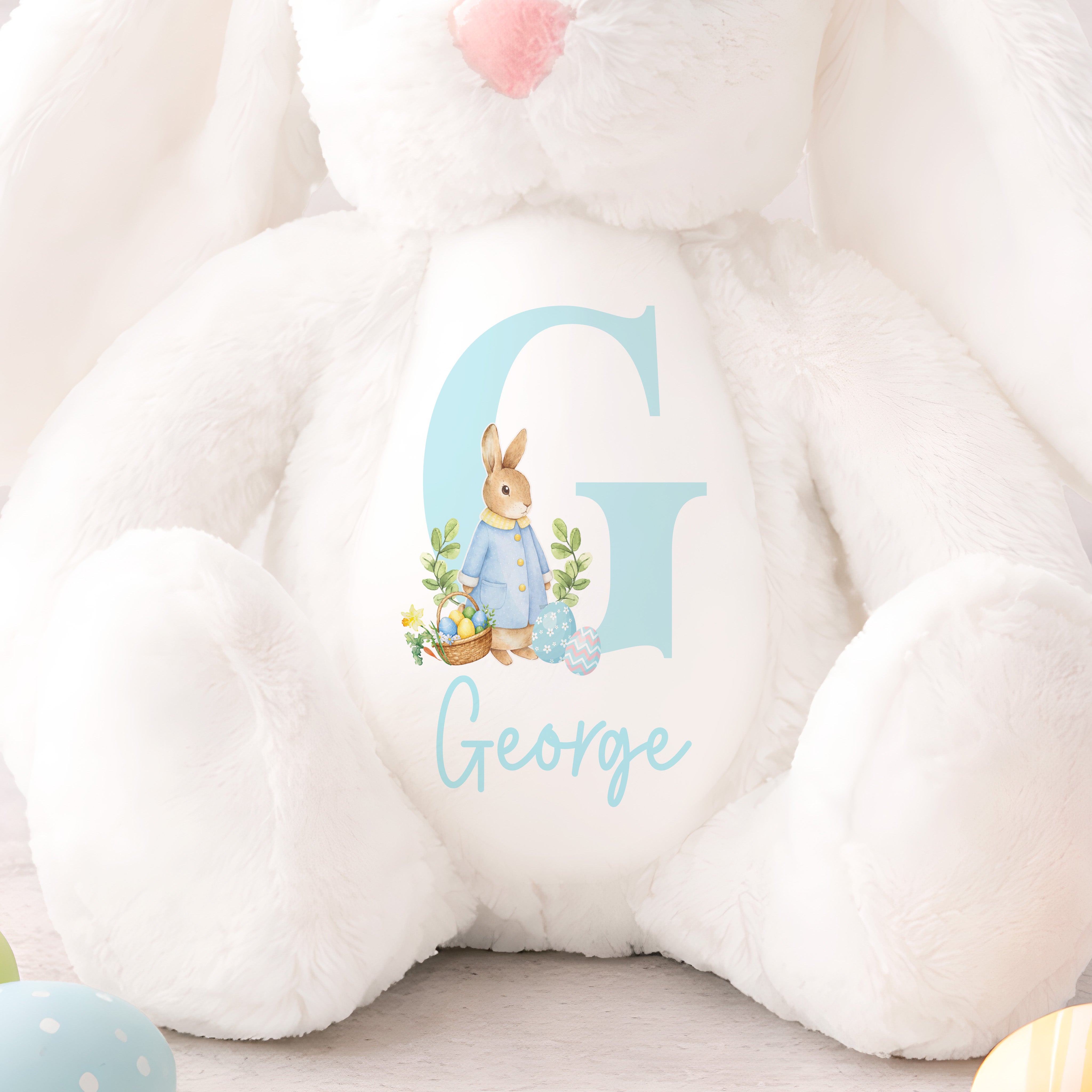 Personalised Easter Teddy | Easter Bunny Teddy | Easter Gift, Boys Easter Teddy | Personalised Easter Gift, Boys 1st Easter Bunny