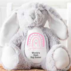 Personalised Big Sister Teddy, New Big Sister Gift | New Big Sister Present, Sister Teddy Bear | New Sibling Gift, Gift For New Sister