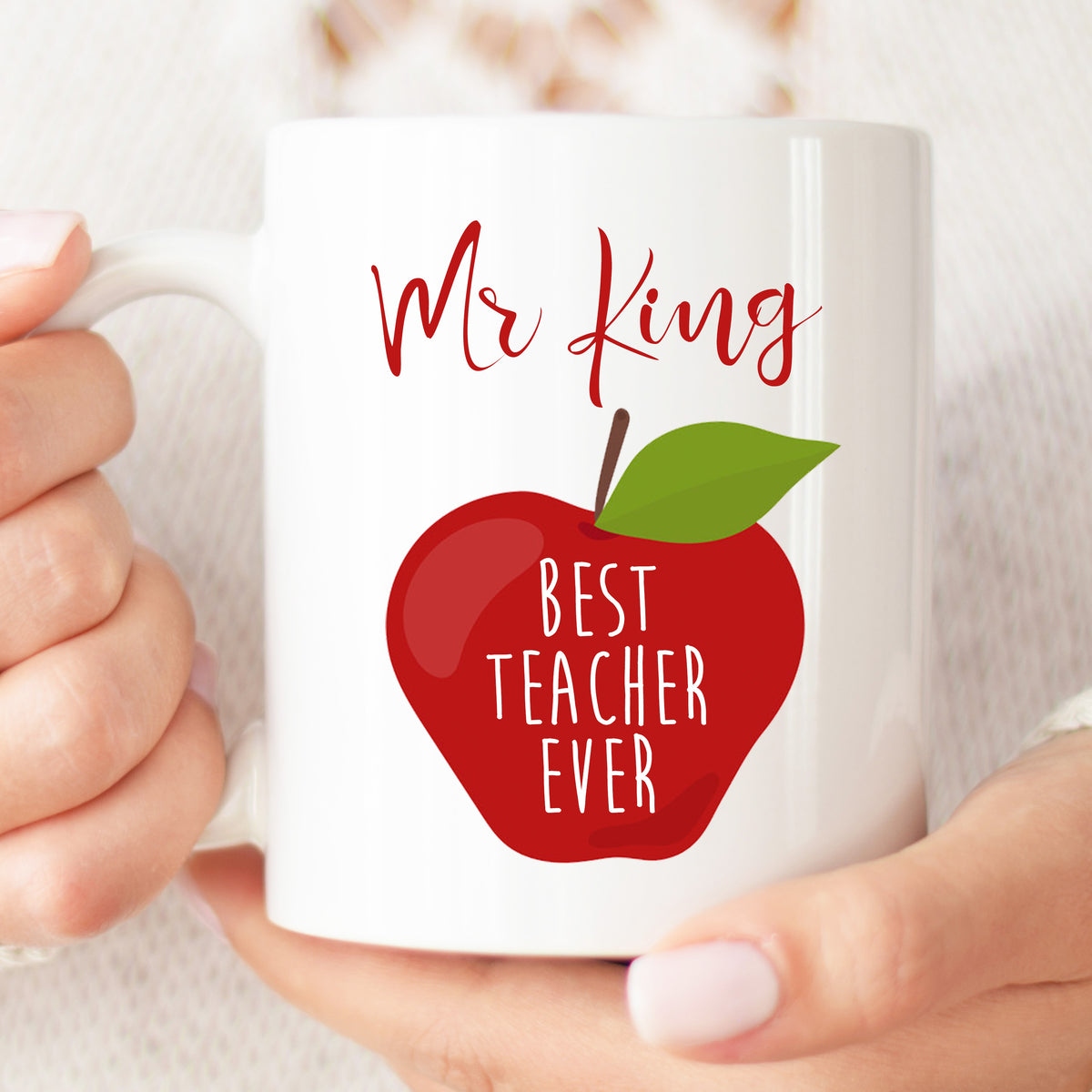 Thank You Teacher Gift - Best Teacher Ever | Personalised Teacher Gift, Thank You Teacher Present. End Of Term Gift, Teacher Assistant Gift