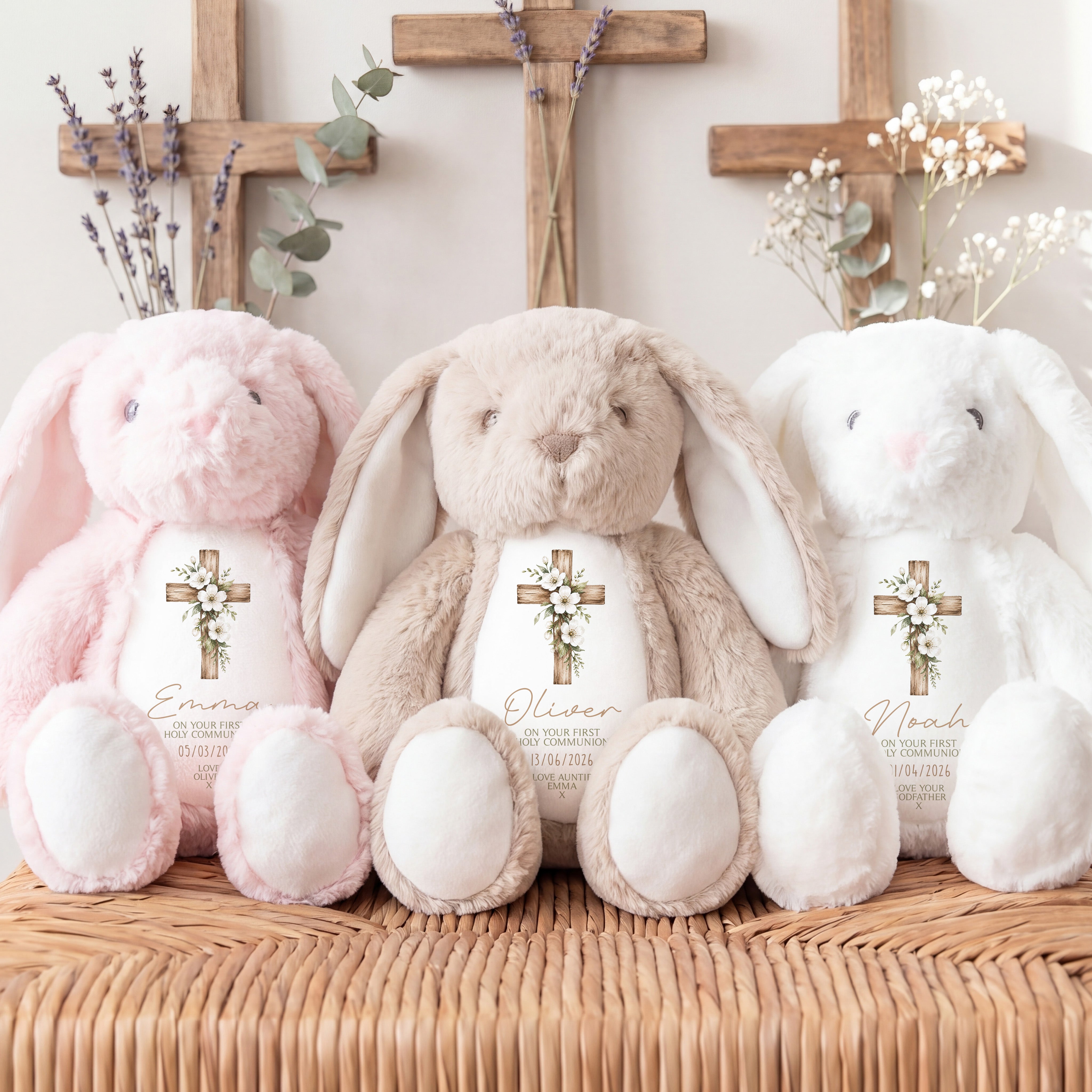 Personalised First Holy Communion Gift | 1st Holy Communion Teddy, Children's 1st Holy Communion Gifts