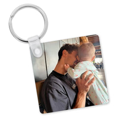 Personalised Dad Keyring | Personalised Fathers Day Gift, Fathers Day Keyring | Gifts for Dad, Dad Photo Gift | Dad Birthday Gift | Definition