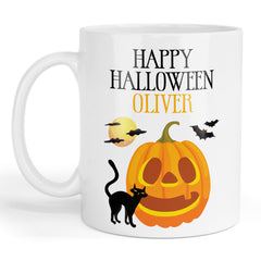 Personalised Halloween Mug | Pumpkin | Personalised Halloween Gift