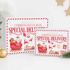 Personalised Christmas Eve Box | Personalised Christmas Eve Boxes, Custom Christmas Eves Boxes for Children | Kids Christmas Eve Box